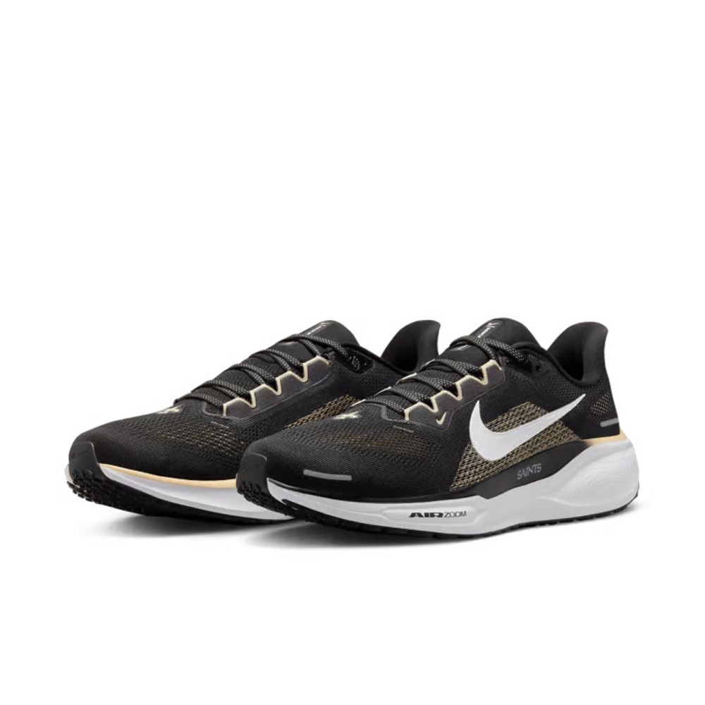 🔥 NEW Nike New Orleans Saints Air Zoom Pegasus 41 Running Sneakers Men's Sz 11